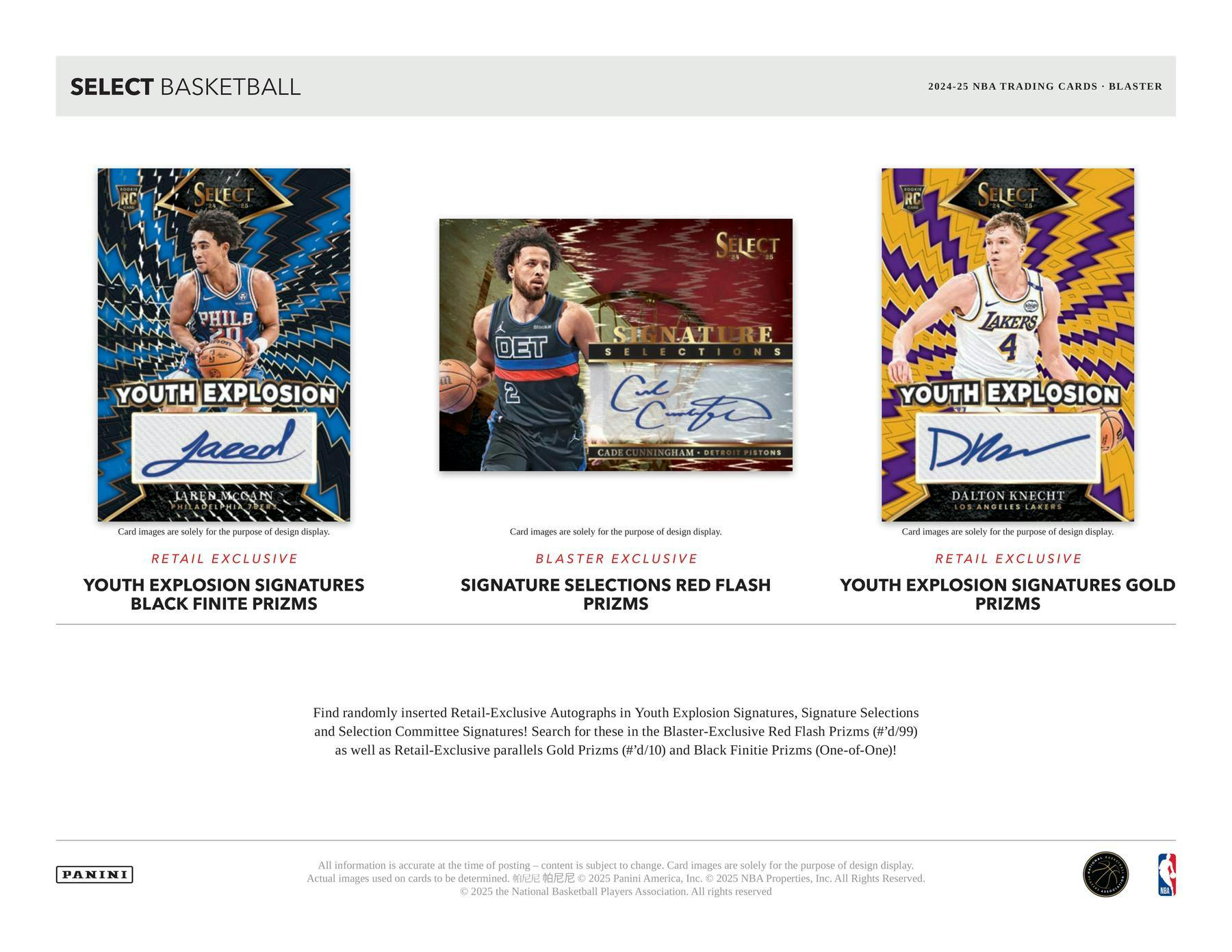 2024-25 Panini Select Basketball 6-Pack Blaster Box