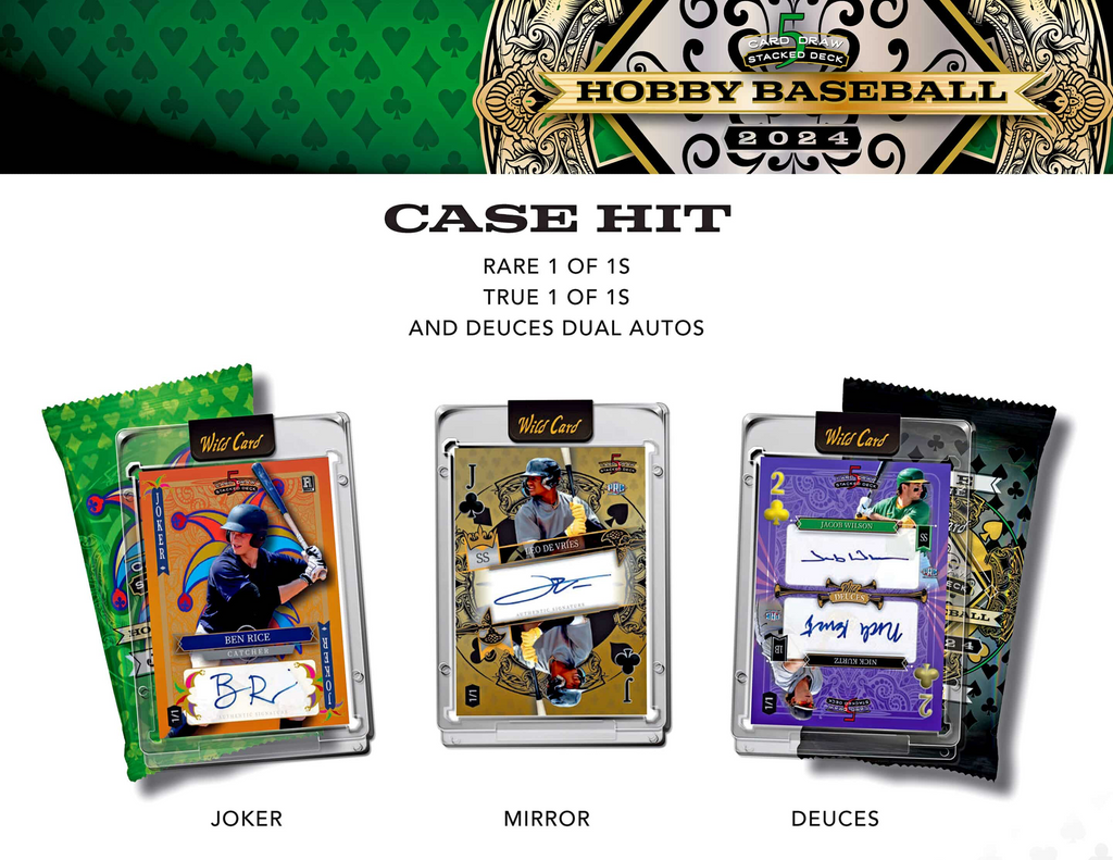 2024 Wild Card 5-Card Draw Stacked Deck Baseball Box