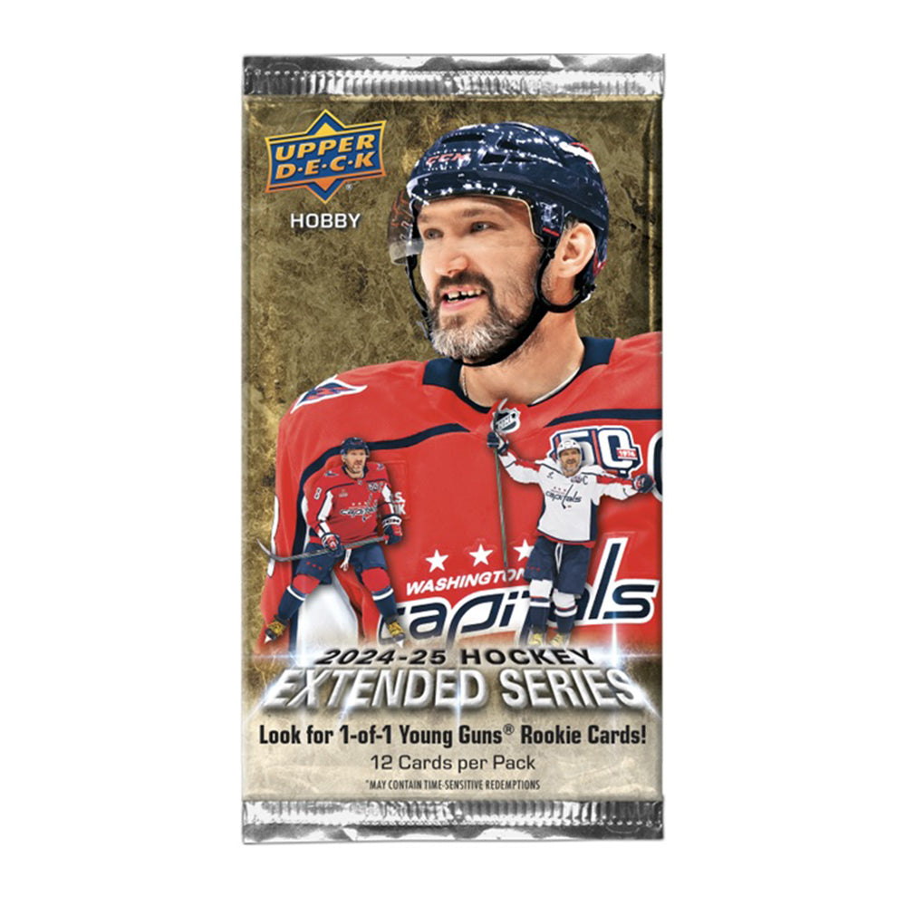 2024-25 Upper Deck Extended Series Hockey Hobby Pack (5/29)