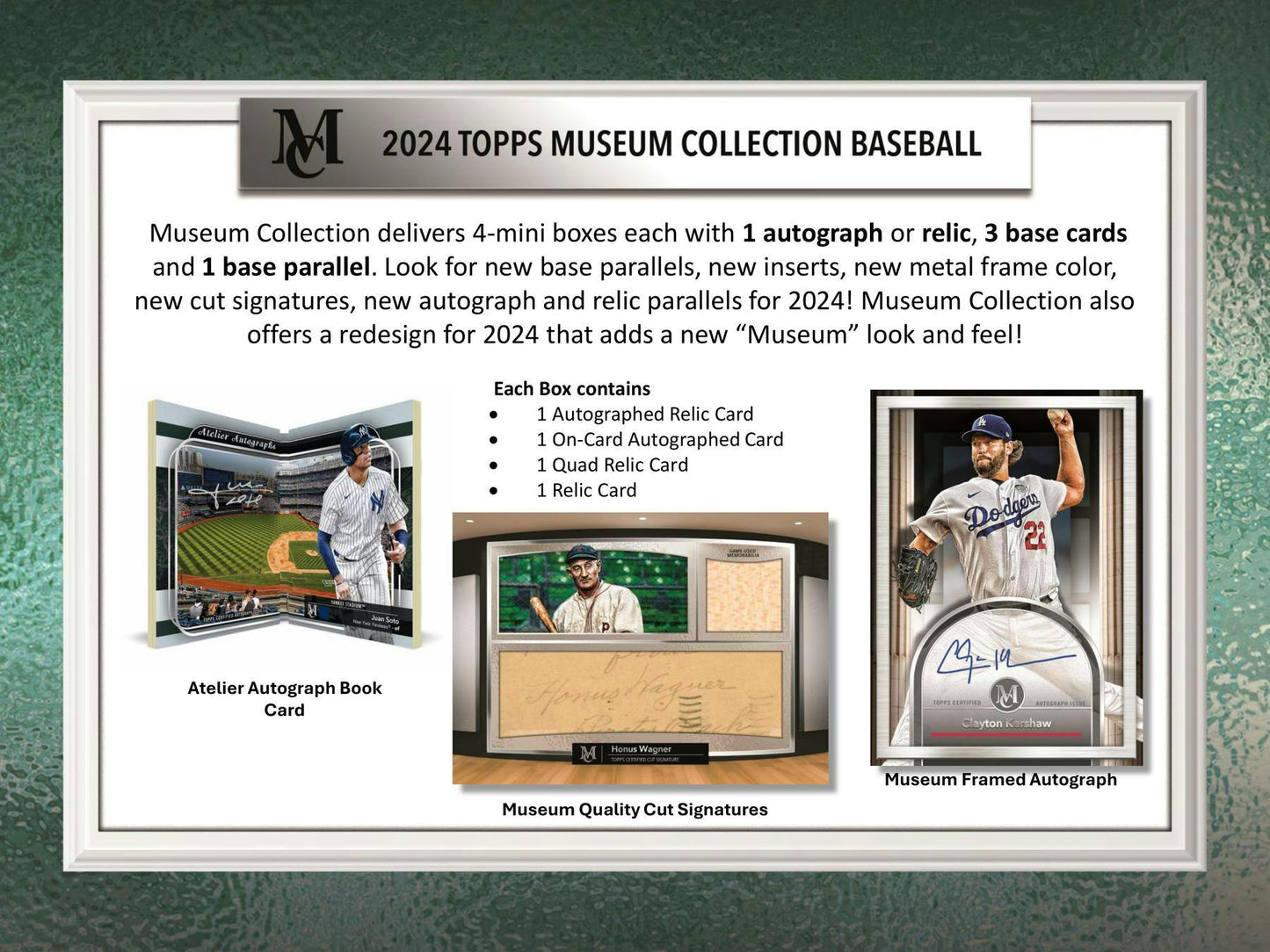 2024 Topps Museum Collection Baseball, Hobby Box