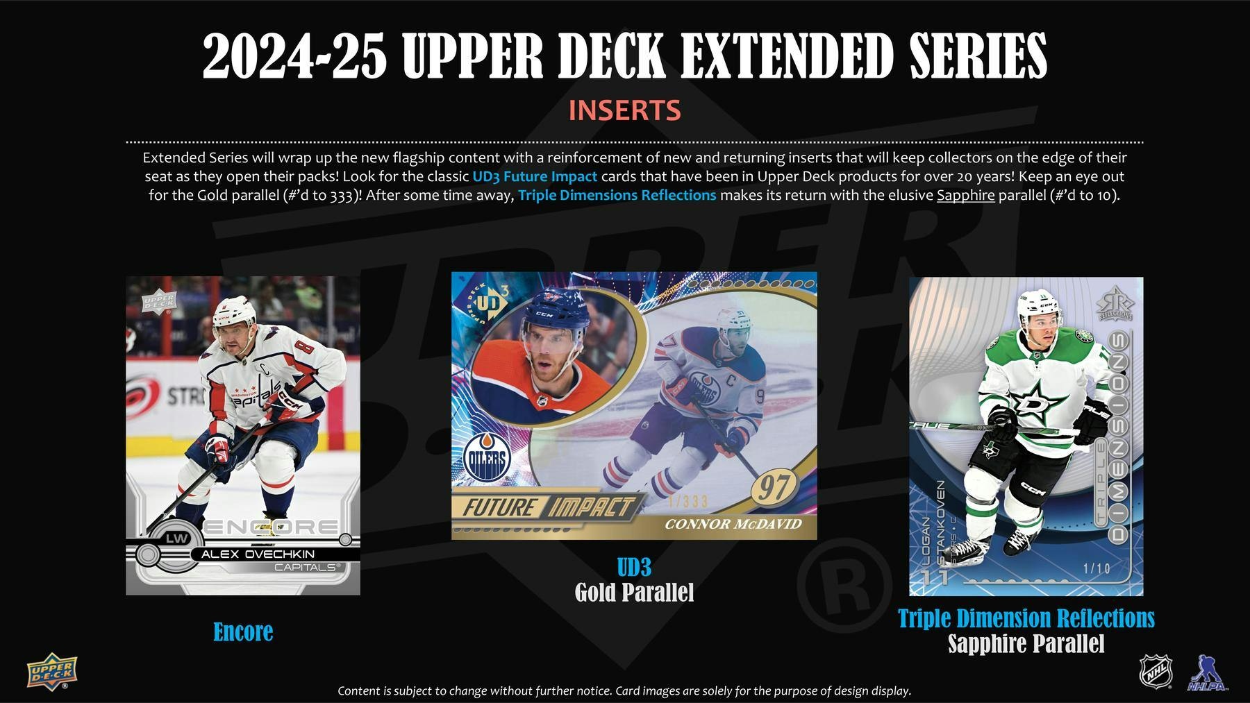 2024-25 Upper Deck Extended Series Hockey Hobby Pack (5/29)