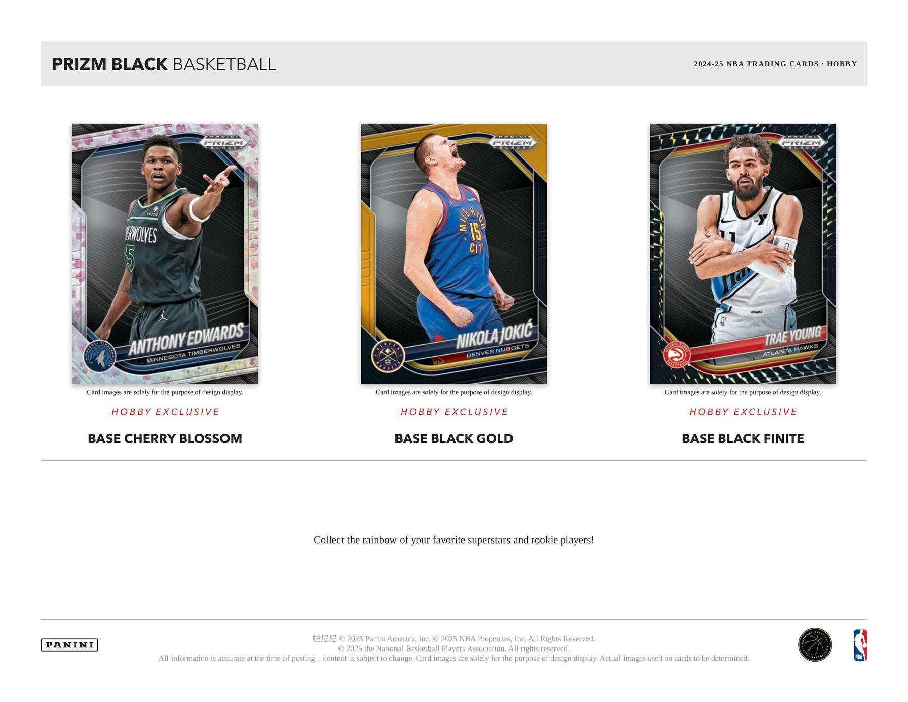 2024-25 Panini Prizm Black Basketball Hobby Box (10/1)