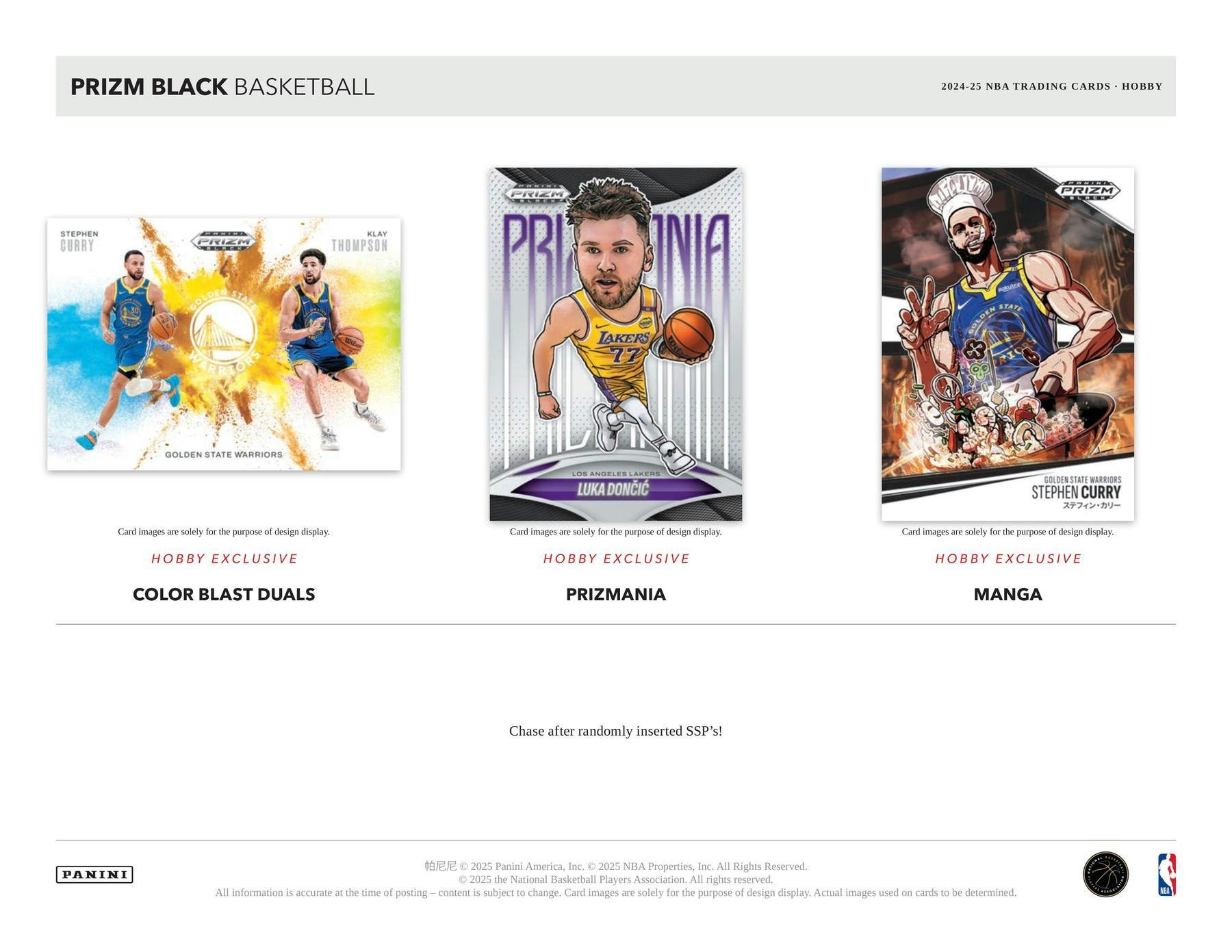 2024-25 Panini Prizm Black Basketball Hobby Box (10/1)