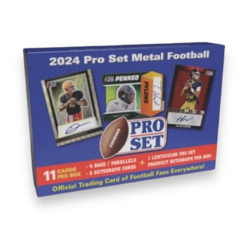 2024 Pro Set Metal Football Hobby Box
