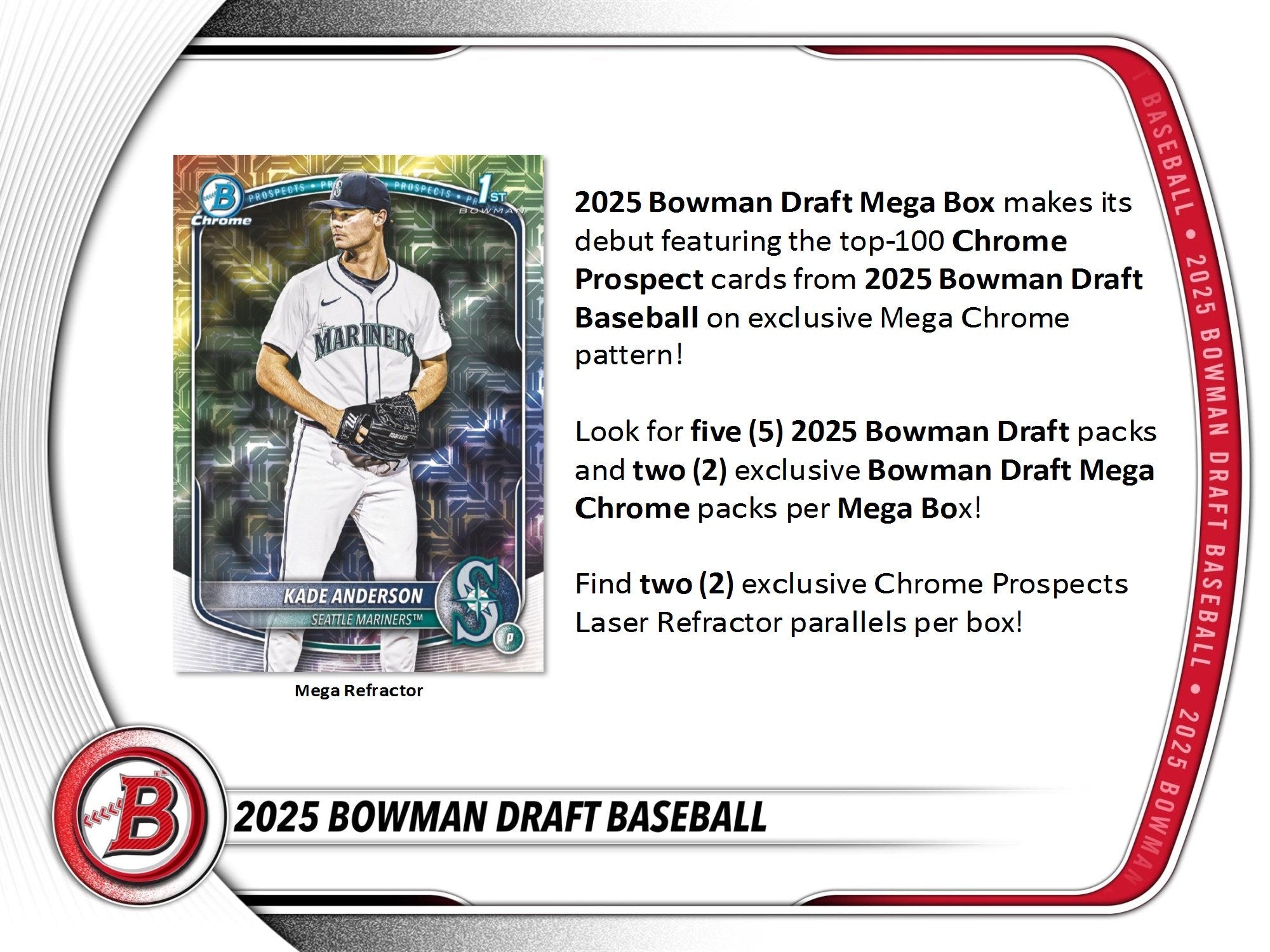 2025 Bowman Draft Baseball Mega Box