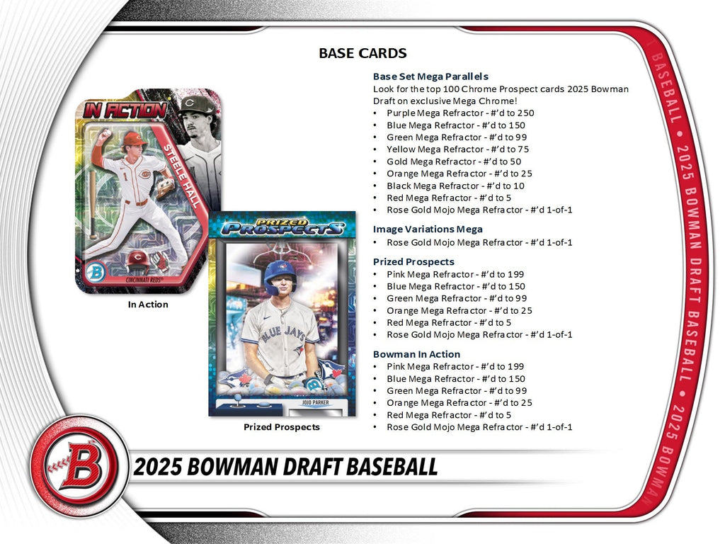2025 Bowman Draft Baseball Mega Box Case