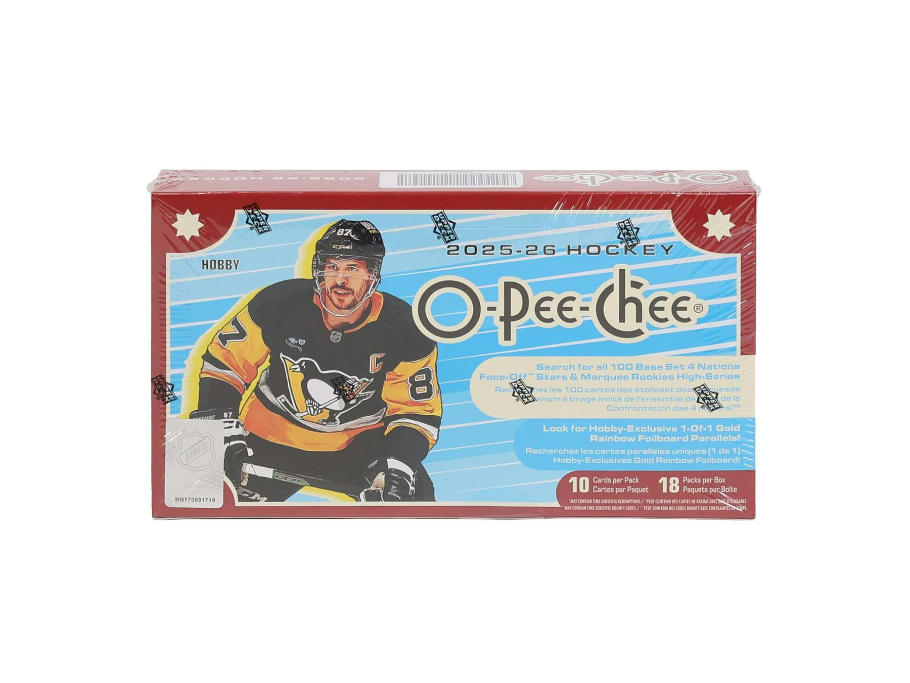 2025-26 Upper Deck O-Pee-Chee Hockey Hobby Box (1/29)