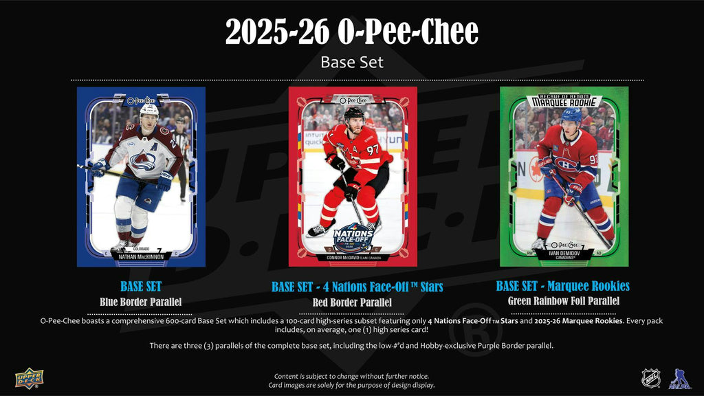 2025-26 Upper Deck O-Pee-Chee Hockey Hobby Pack (1/29)