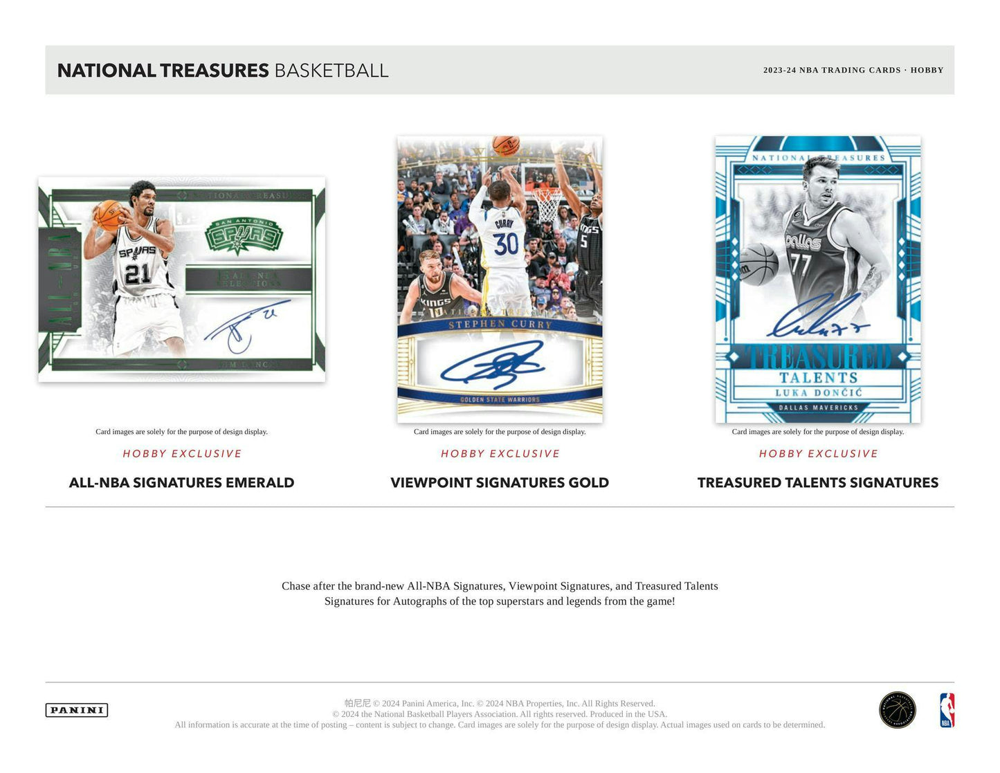 2023-24 Panini National Treasures Basketball, Hobby Box