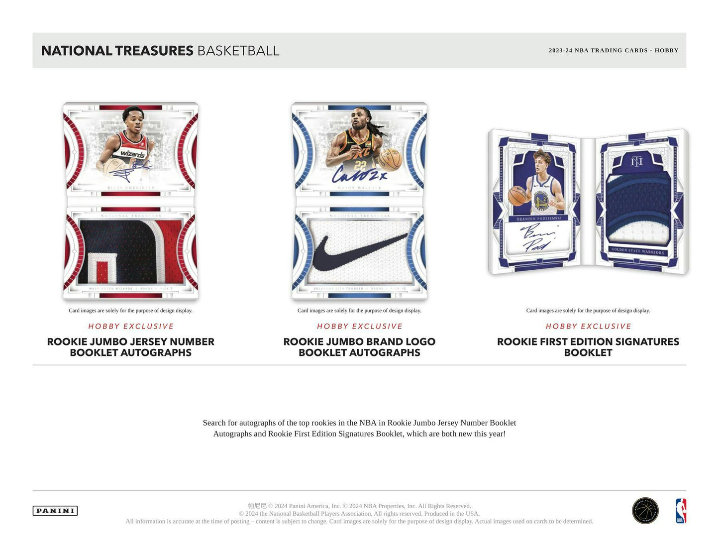 2023-24 Panini National Treasures Basketball, Hobby Box