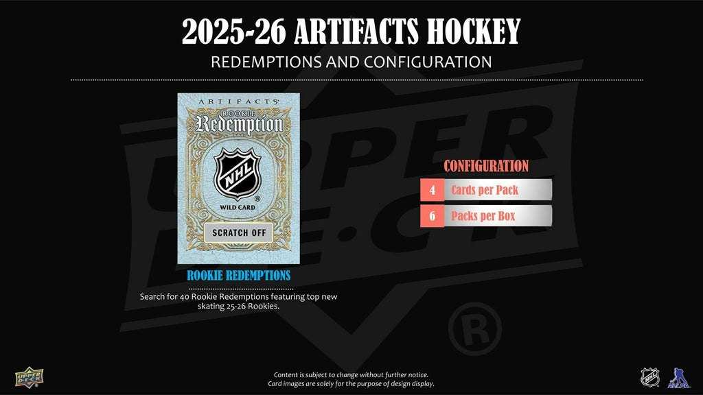 2025-26 Upper Deck Artifacts Hockey Blaster Box