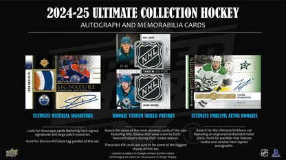 2024-25 Upper Deck Ultimate Collection Hockey Box (10/8)