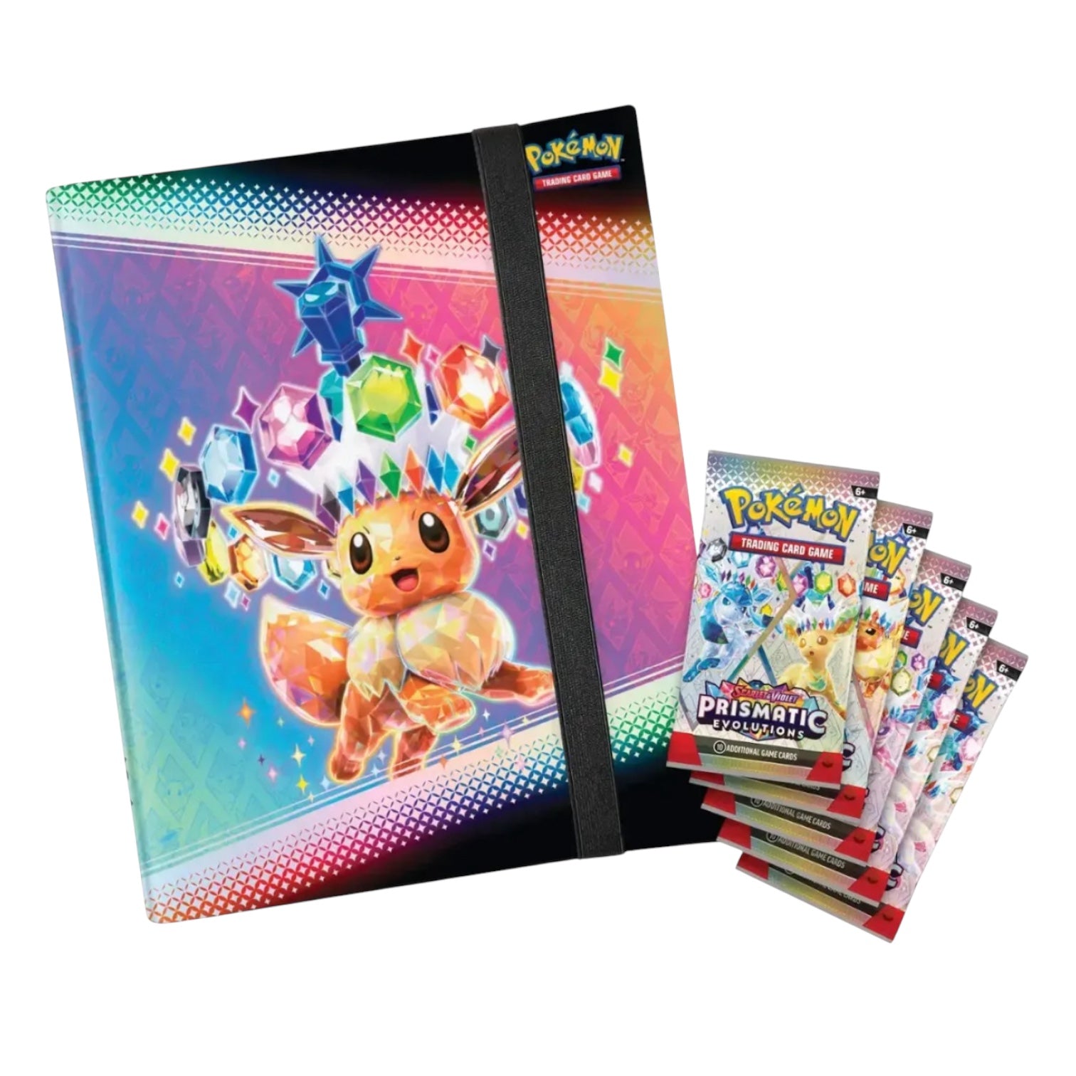 Pokémon TCG: Prismatic Evolutions Binder Collection (4 Packs)