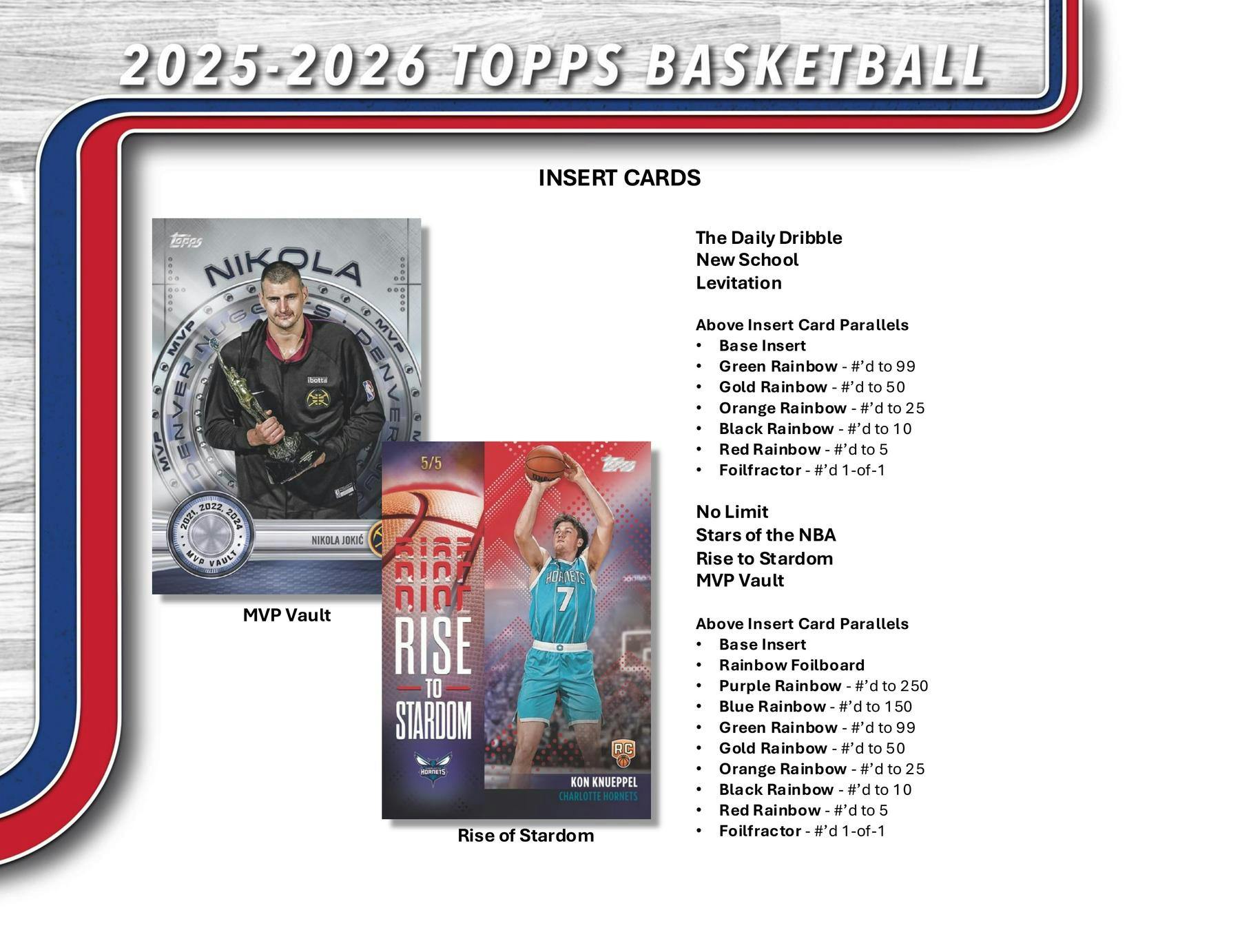 2025-26 Topps Basketball 40-Card Hobby Jumbo Pack (10/23)
