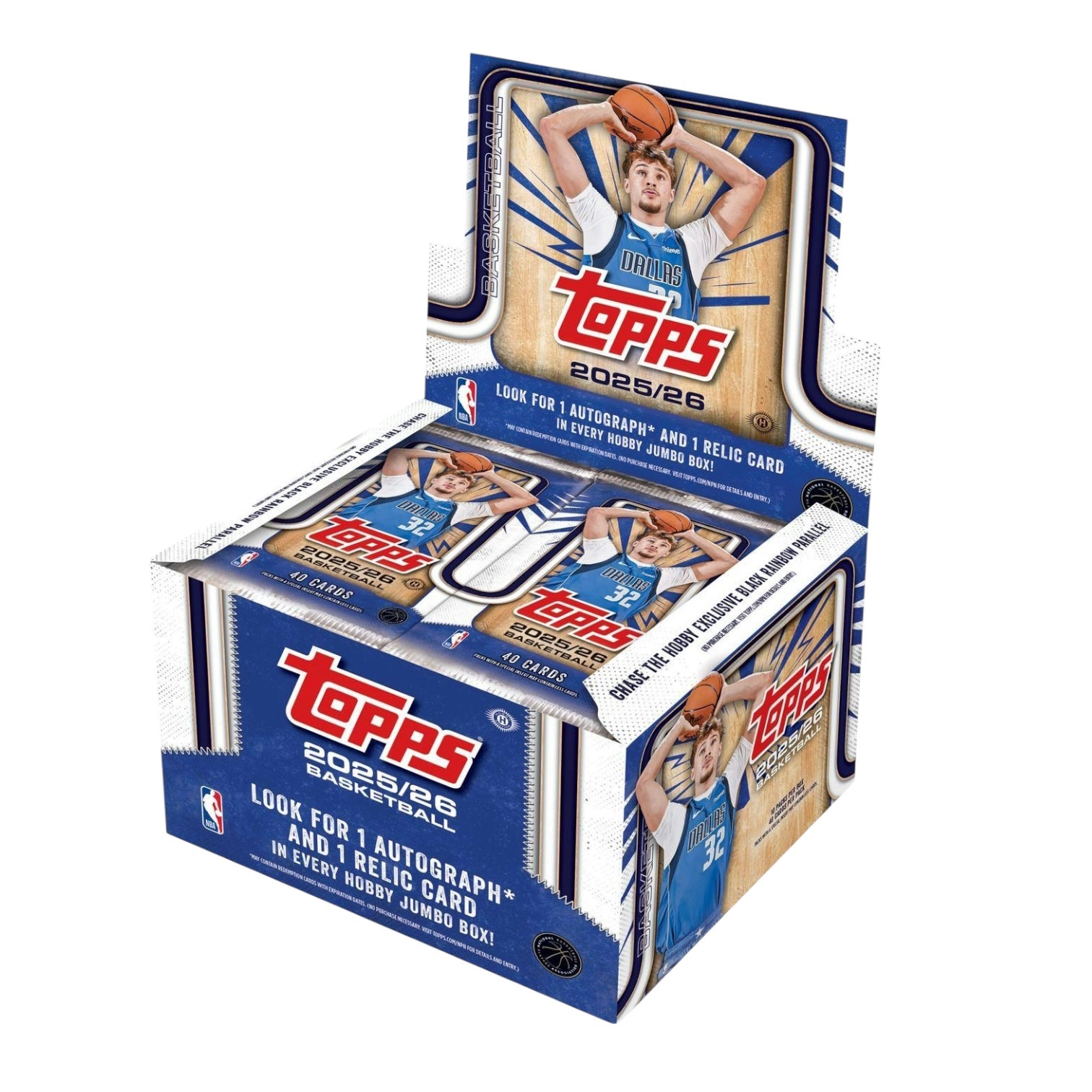 2025-26 Topps Basketball 40-Card Hobby Jumbo Pack (10/23)
