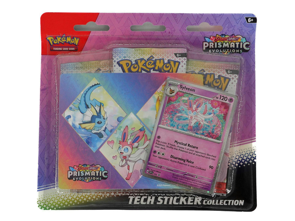 Pokémon TCG: Scarlet & Violet - Prismatic Evolutions Tech Sticker Collection Blister Pack
