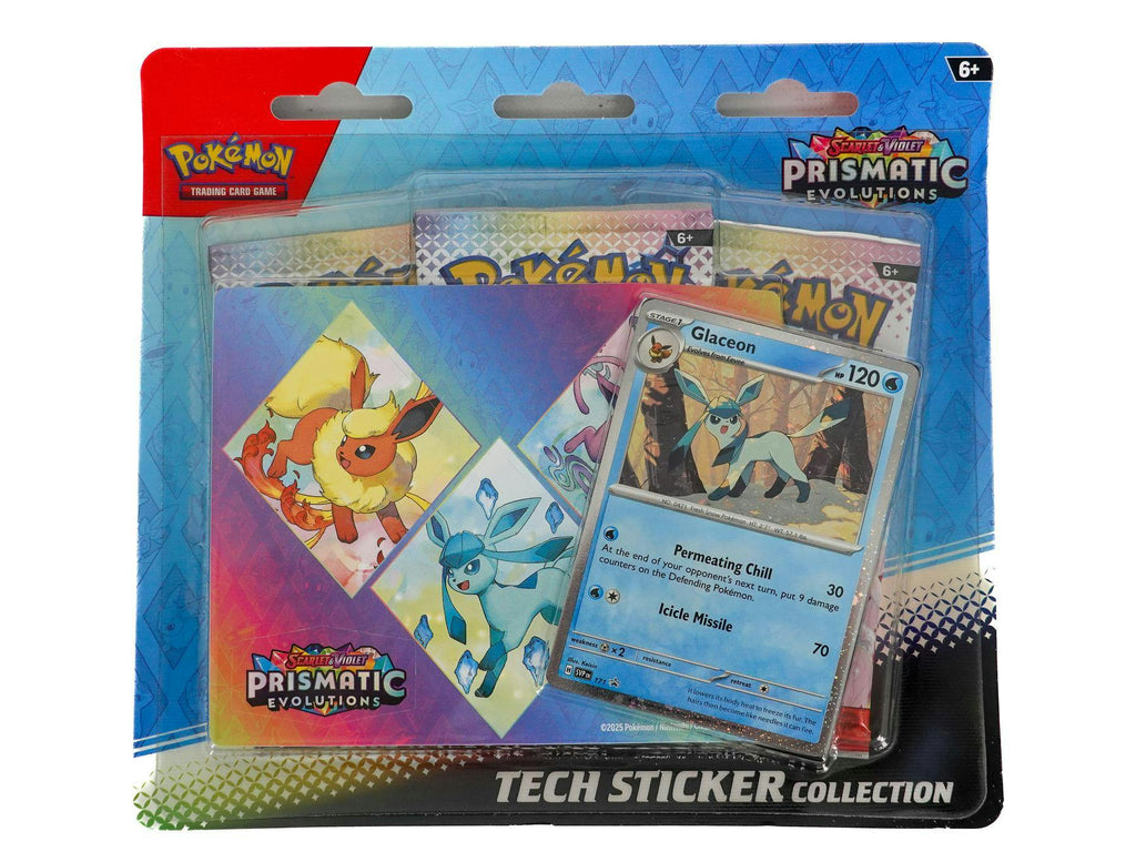 Pokémon TCG: Scarlet & Violet - Prismatic Evolutions Tech Sticker Collection Blister Pack