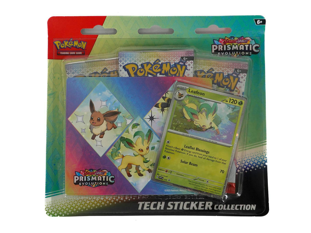 Pokémon TCG: Scarlet & Violet - Prismatic Evolutions Tech Sticker Collection Blister Pack