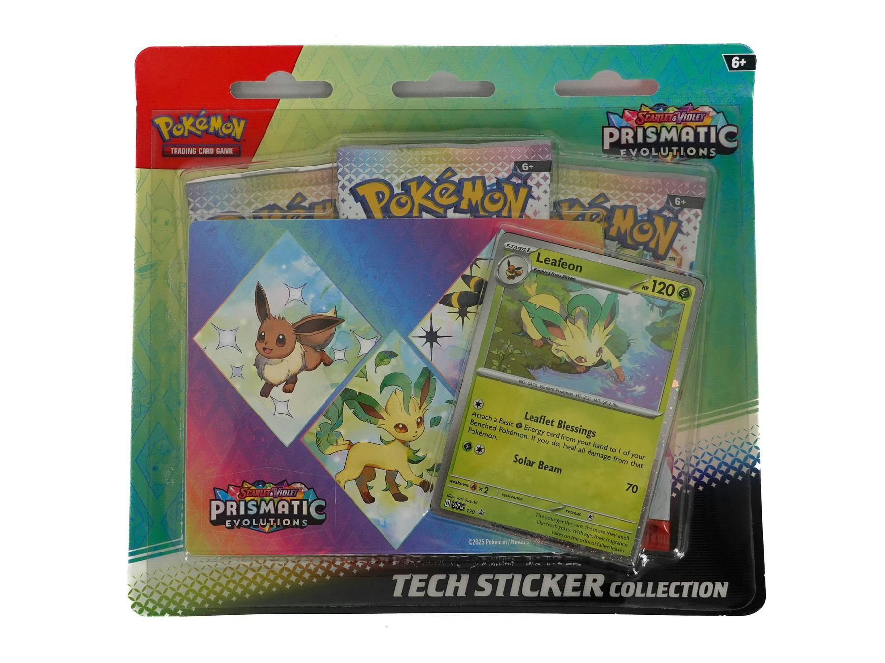 Pokémon TCG: Scarlet & Violet - Prismatic Evolutions Tech Sticker Collection Blister Pack