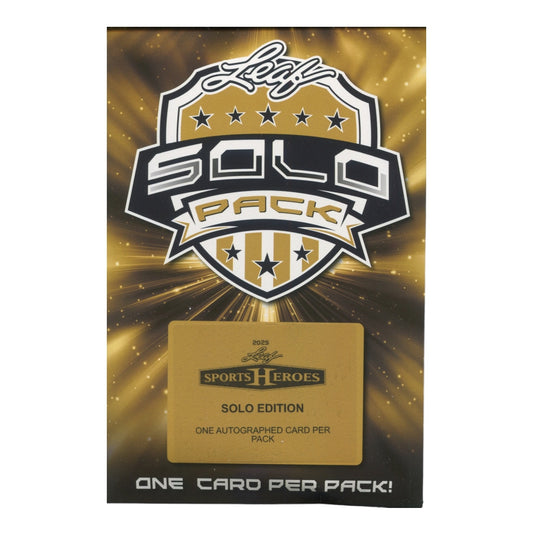 2025 Leaf Sports Heroes Solo Edition, Hobby Solo Pack