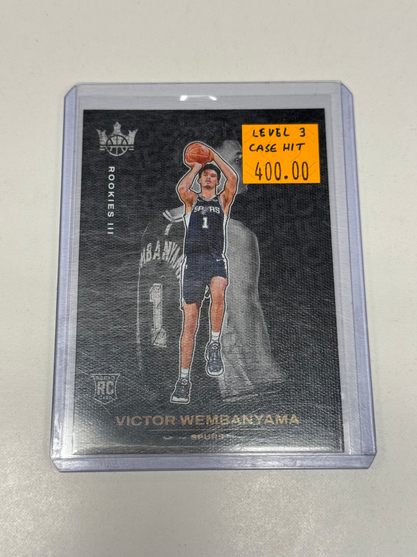 2023-24 Panini Court Kings Rookies III Case Hit Victor Wembanyama #139