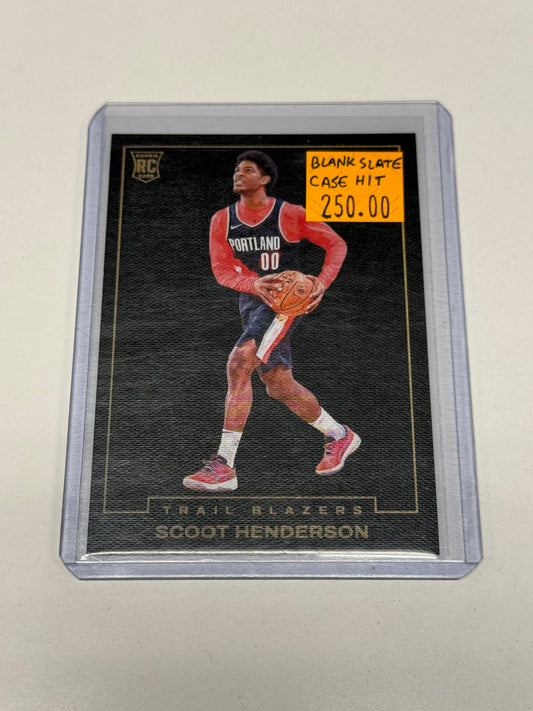 2023-24 Panini Court Kings Blank Slate Case Hit Scoot Henderson #13