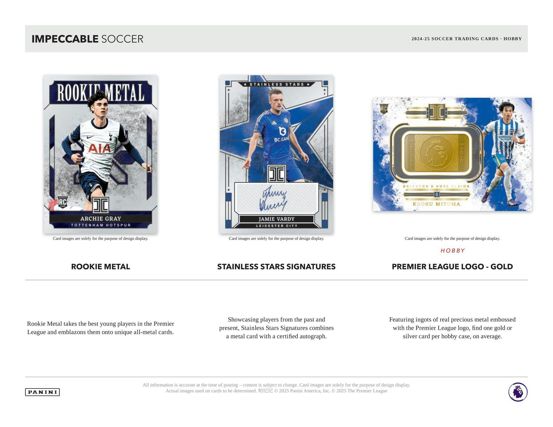 2024-25 Panini Impeccable Soccer Hobby Box