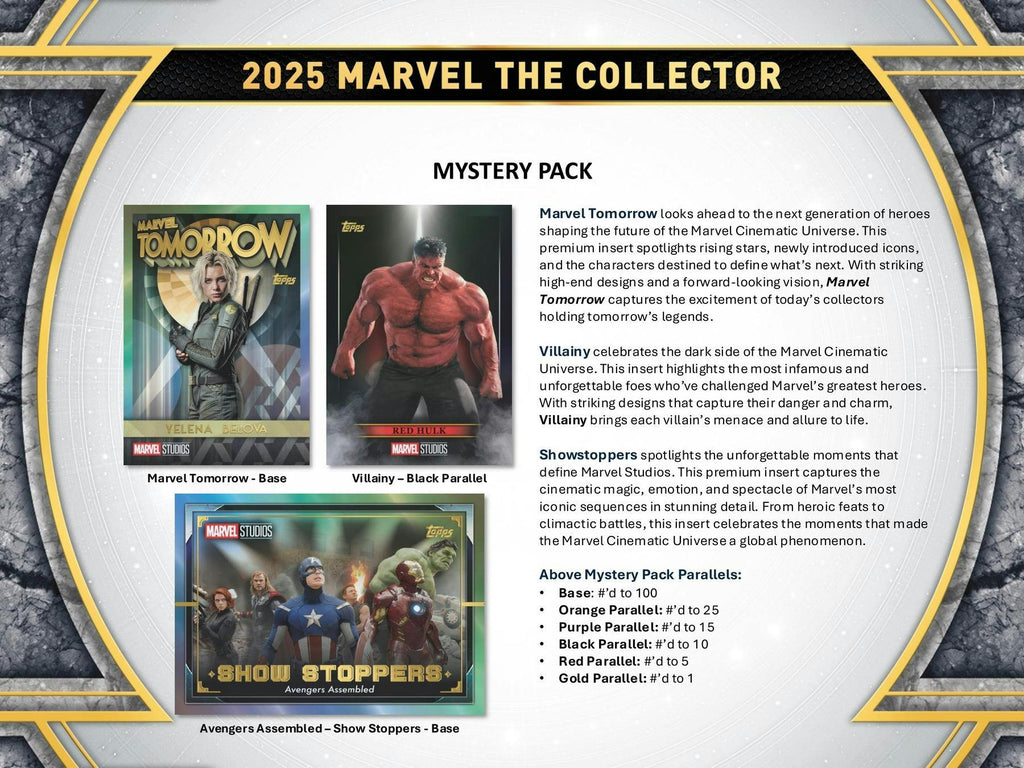 2025 Topps Marvel The Collector Hobby 4-Box Case (2/4/26)
