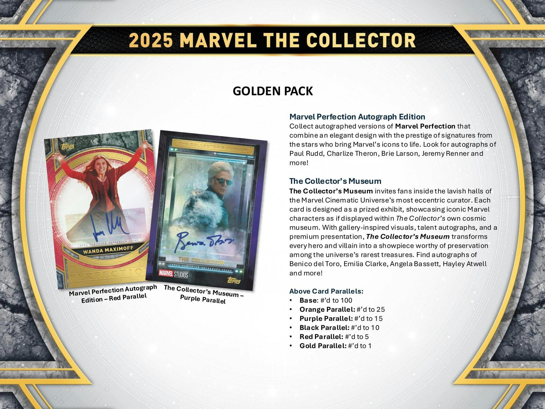 2025 Topps Marvel The Collector Hobby 4-Box Case (2/4/26)