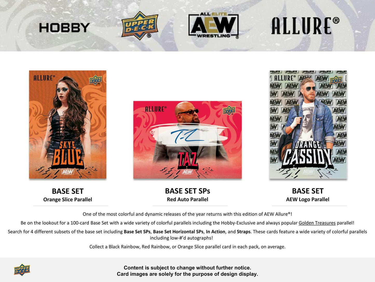 2024 Upper Deck AEW Allure Wrestling, Hobby Box