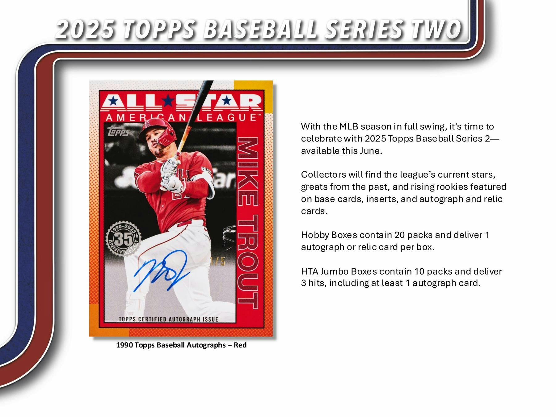 2025 Topps Series 2 Baseball Hobby Box (6/11)
