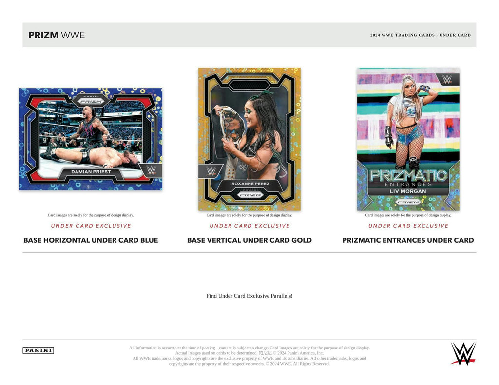 2024 Panini Prizm WWE Wrestling Under Card Hobby Box
