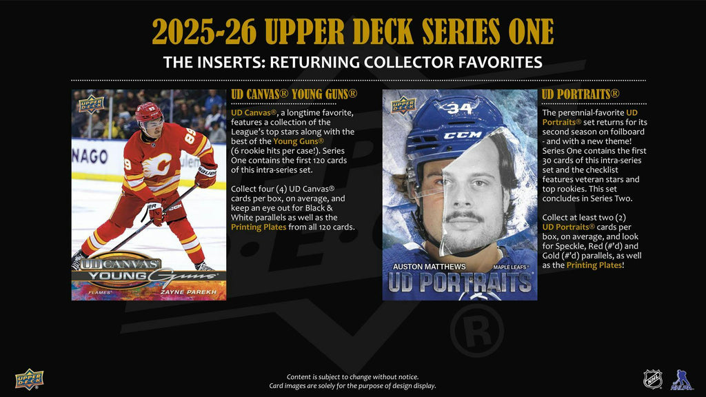 2025-26 Upper Deck Series 1 Hockey Hobby Pack