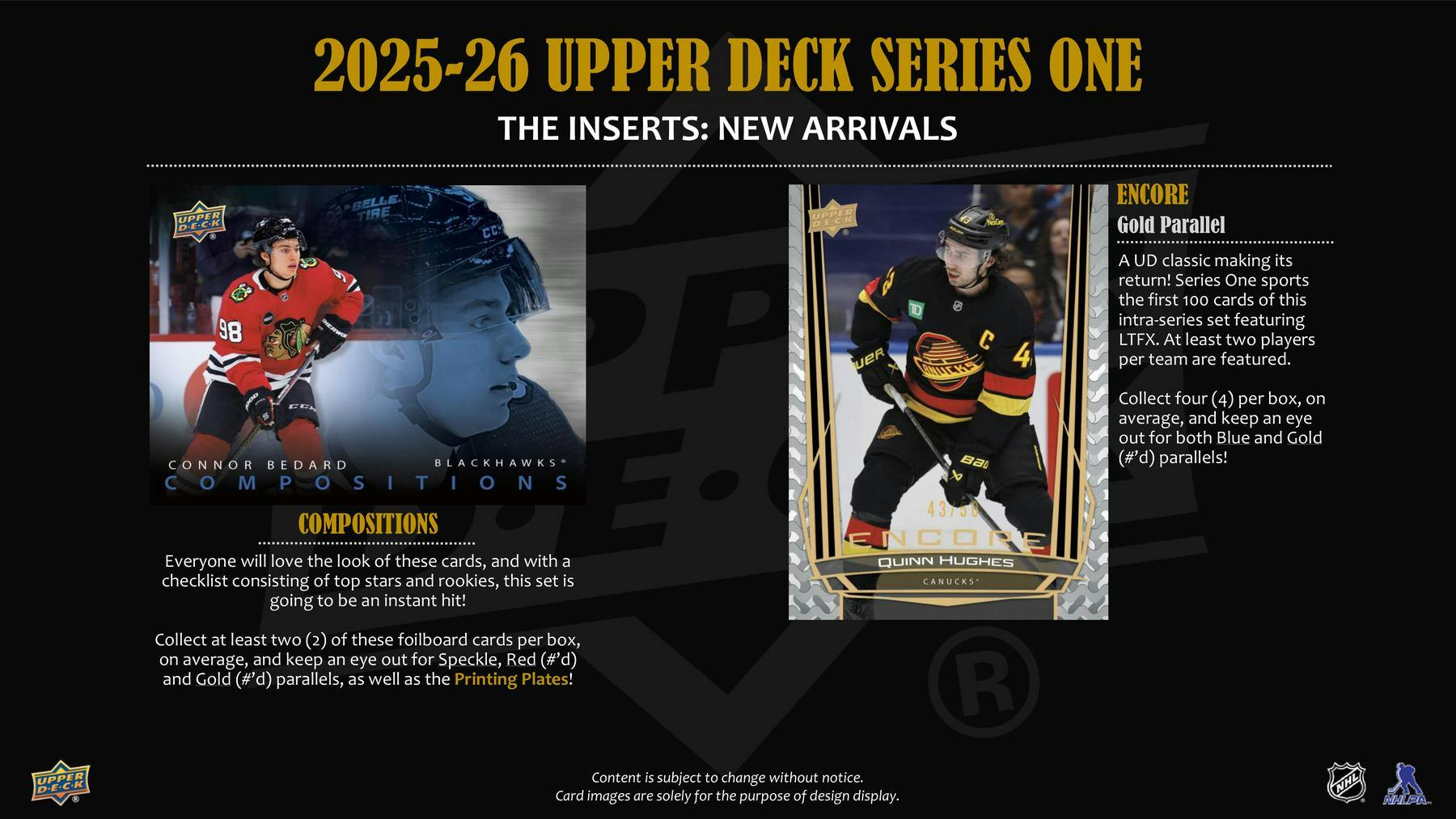 2025-26 Upper Deck Series 1 Hockey Hobby Pack