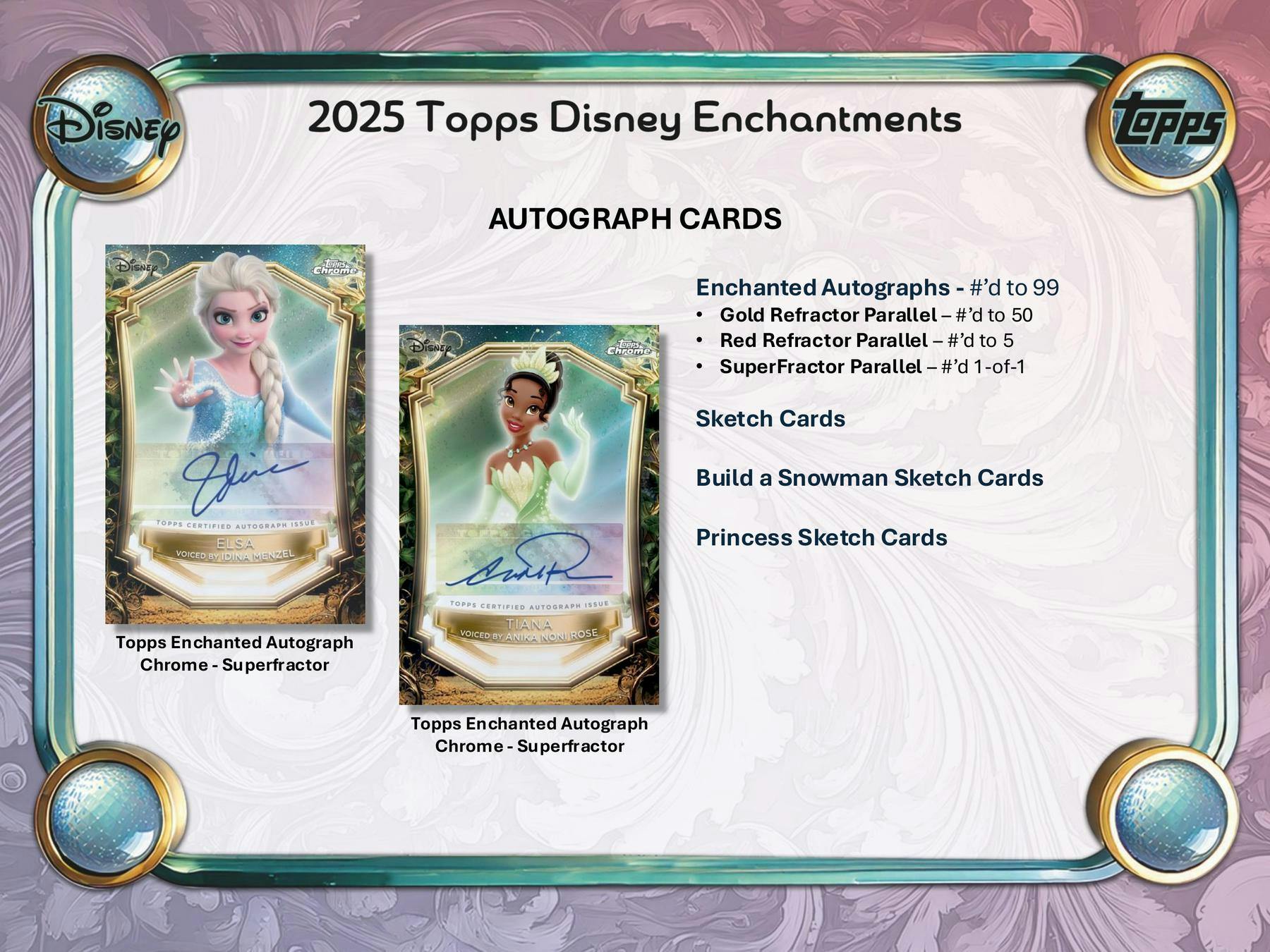 2025 Topps Disney Wonder Winter Mega 20-Box Case (10/15)