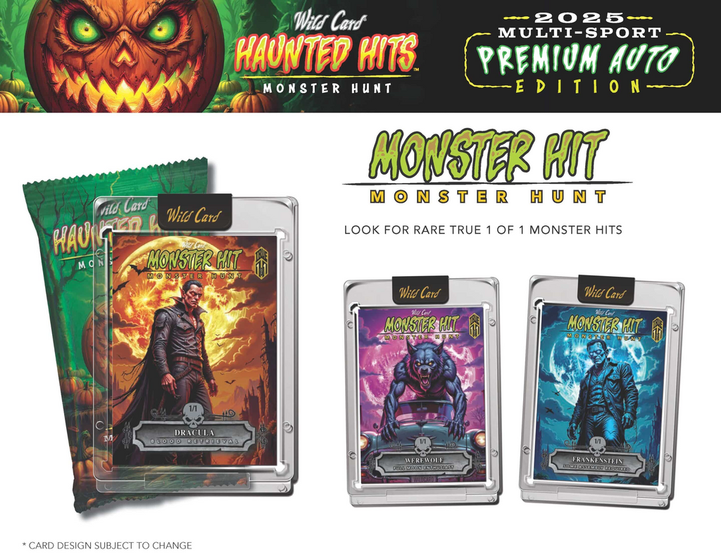 2025 Wild Card Haunted Hits Multi-Sport Premium Auto Edition 20-Box Case