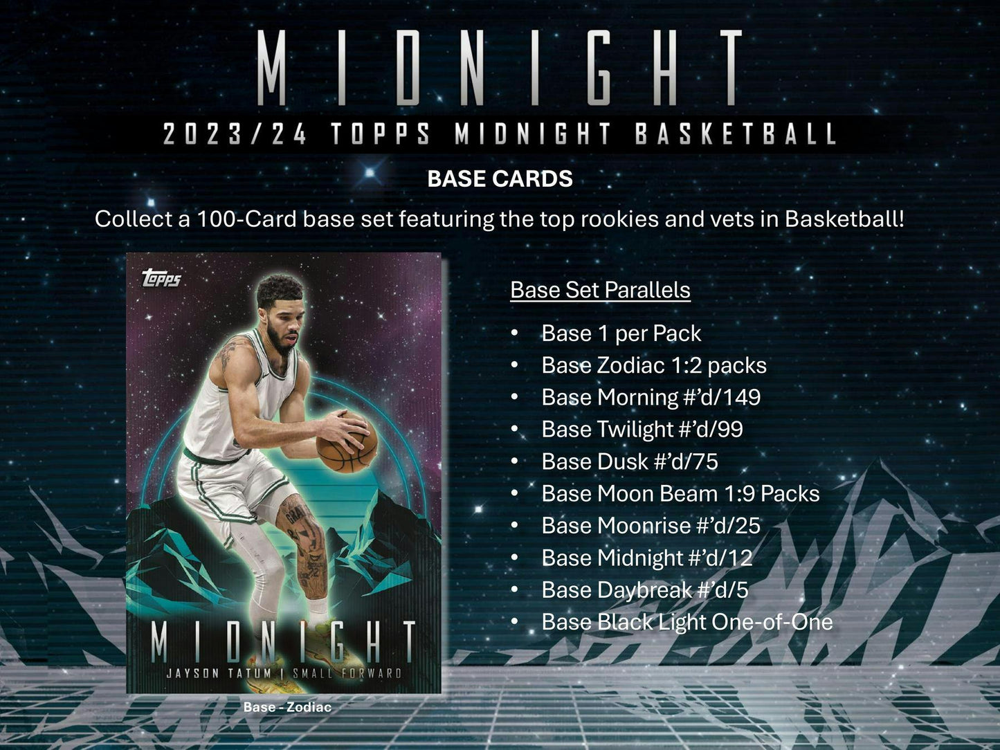 2023-24 Topps Midnight Basketball Hobby Box (Presell 2/27)