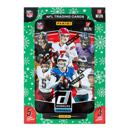 2025 Panini Donruss Football Winter Holiday Boxed Tin (Presell 10/17)