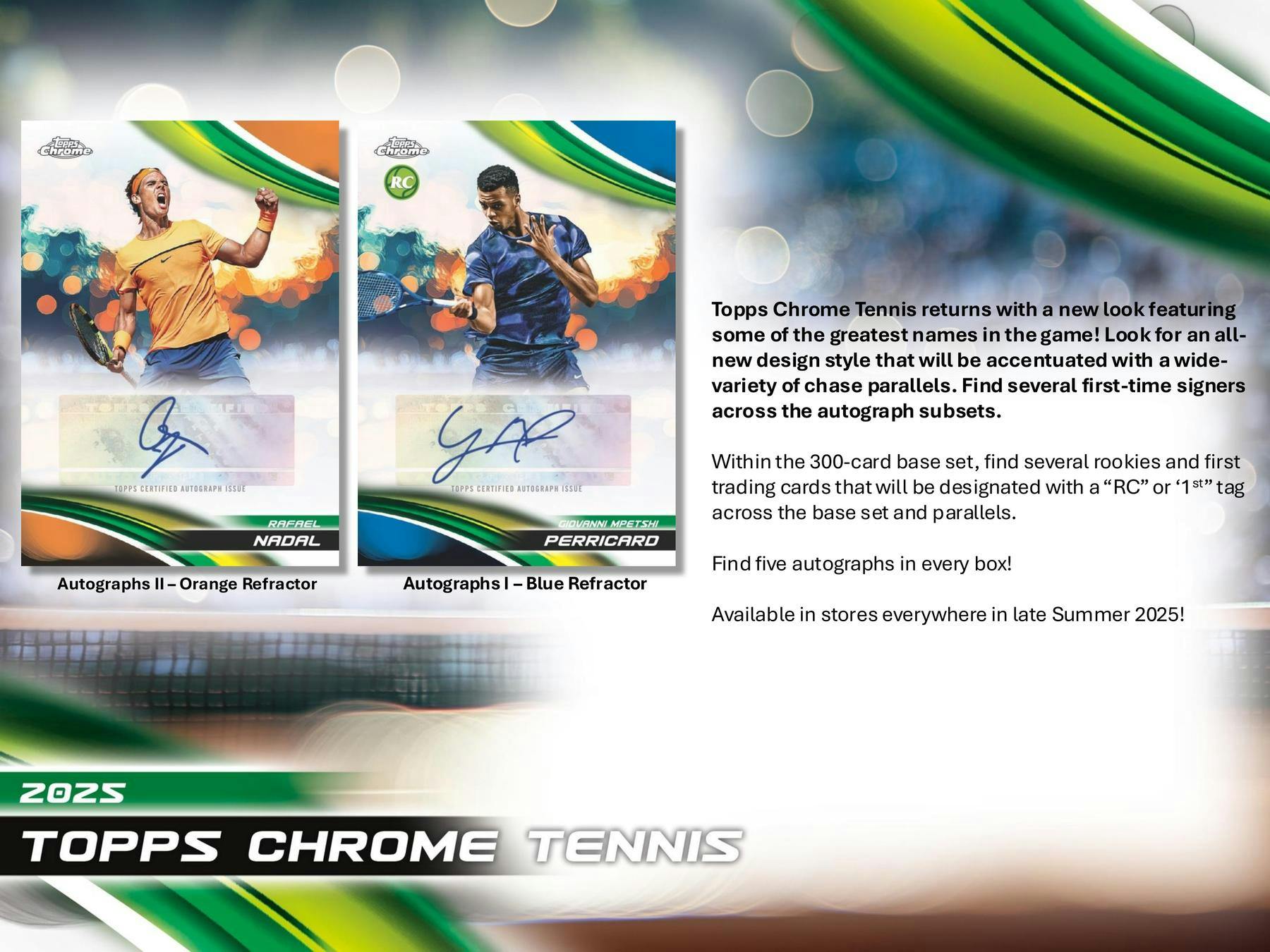 2025 Topps Chrome Tennis Breakers Delight 12-Box Case