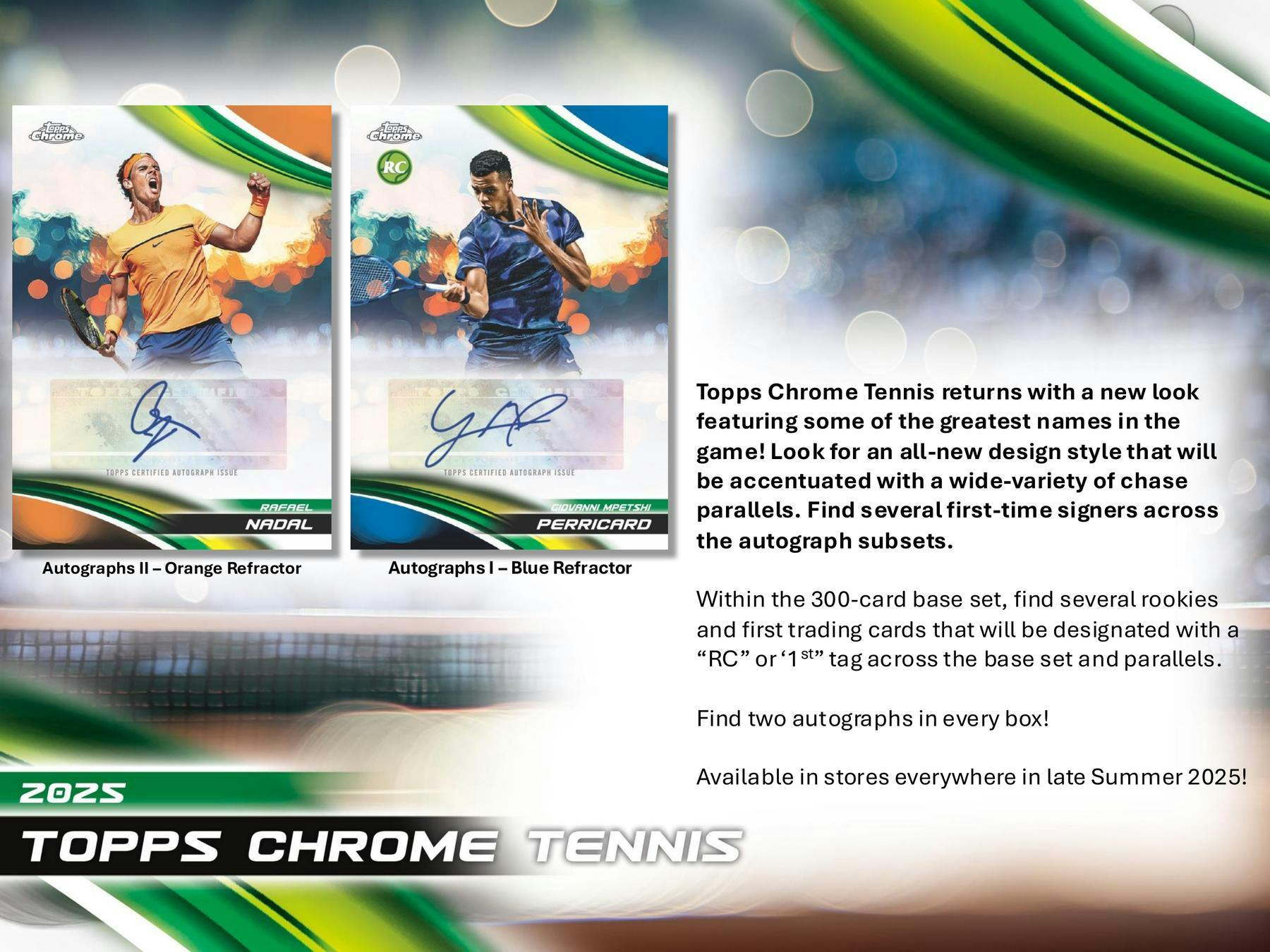2025 Topps Chrome Tennis Hobby 12-Box Case