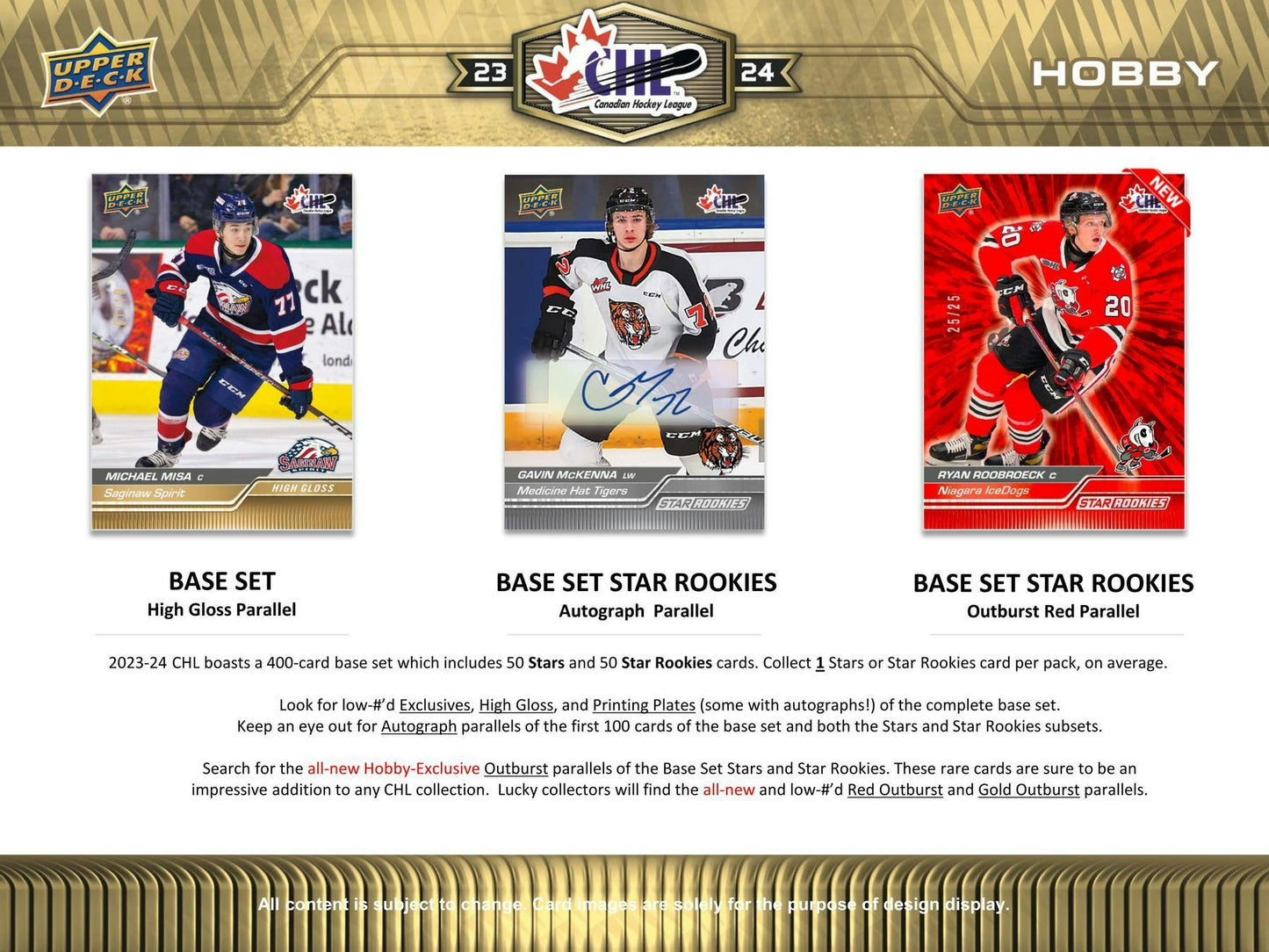 2023-24 Upper Deck CHL Hockey, Hobby Box