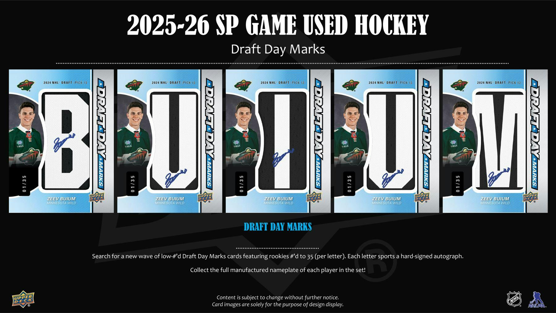 2025-26 Upper Deck SP Game Used Hockey Hobby Box
