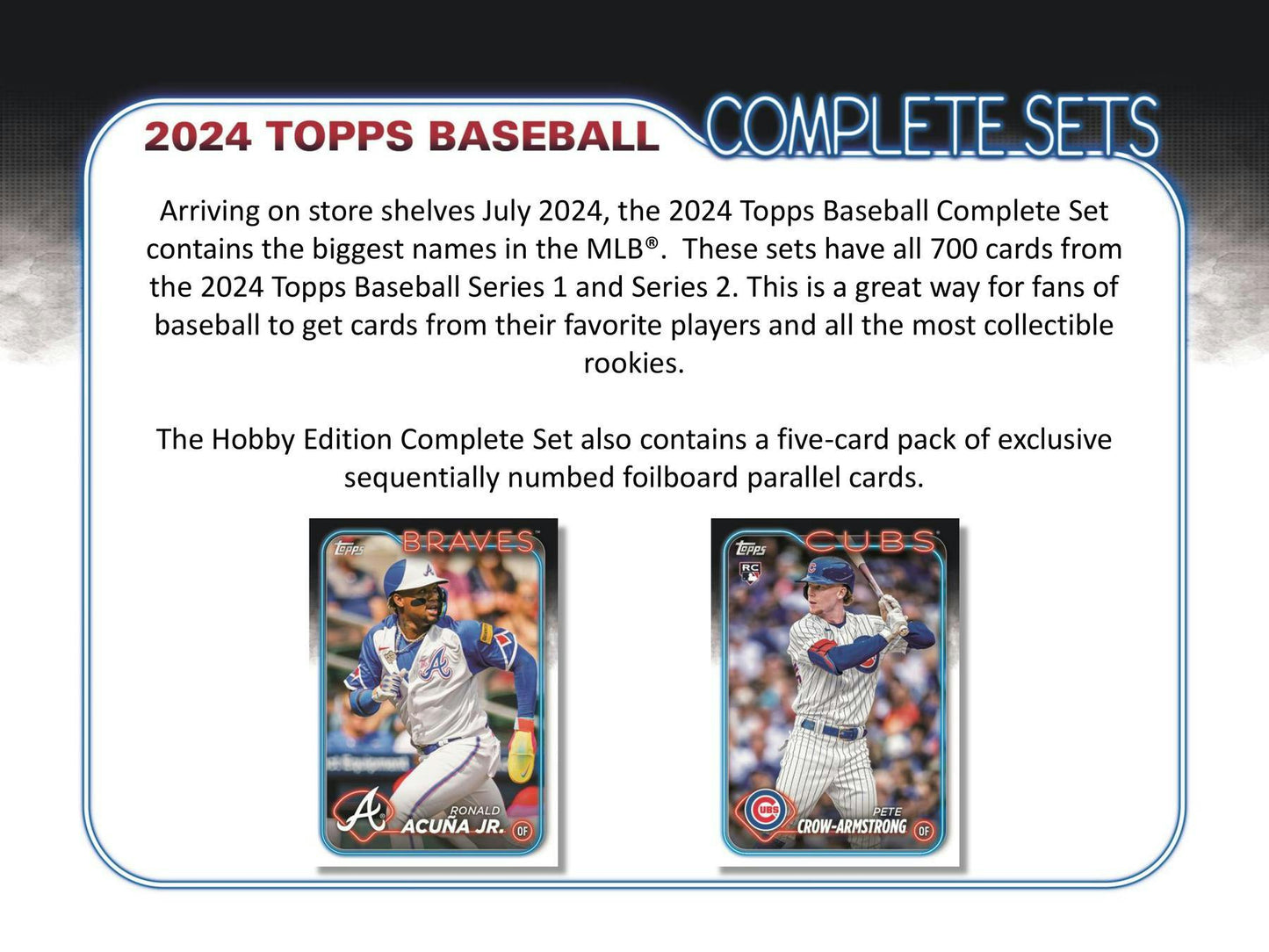 2024 Topps Baseball Complete Hobby Factory Set