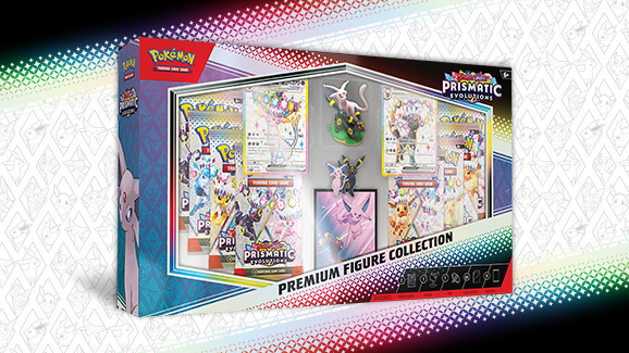 Pokémon TCG: Scarlet & Violet—Prismatic Evolutions Premium Figure Collection (12/5)
