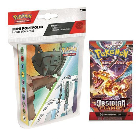 Pokemon TCG: 2023 Q3 Mini Portfolio - Obsidian Flames (holds 60 cards)