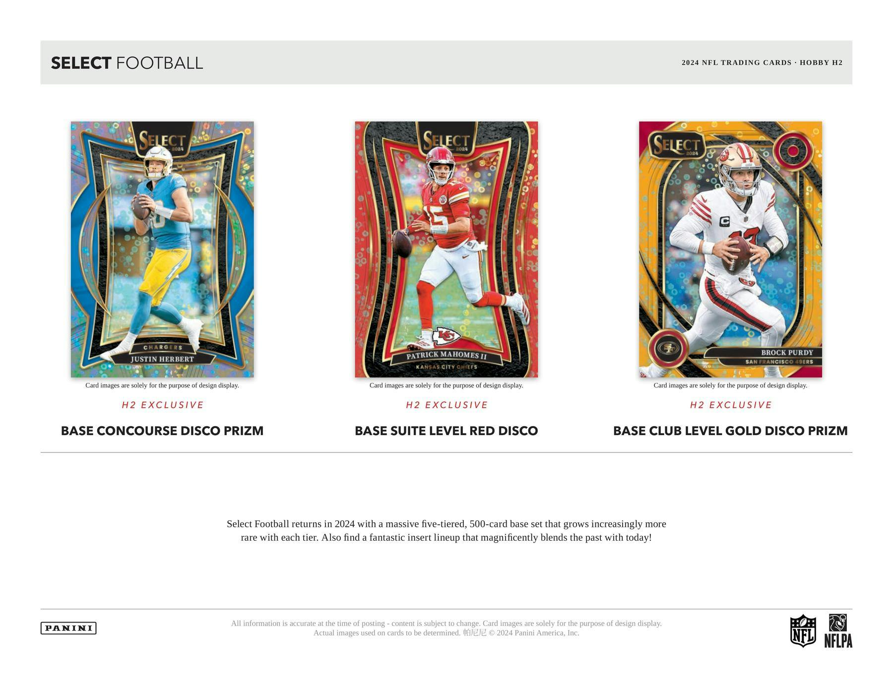 2024 Panini Select Football H2 Box (6/6)