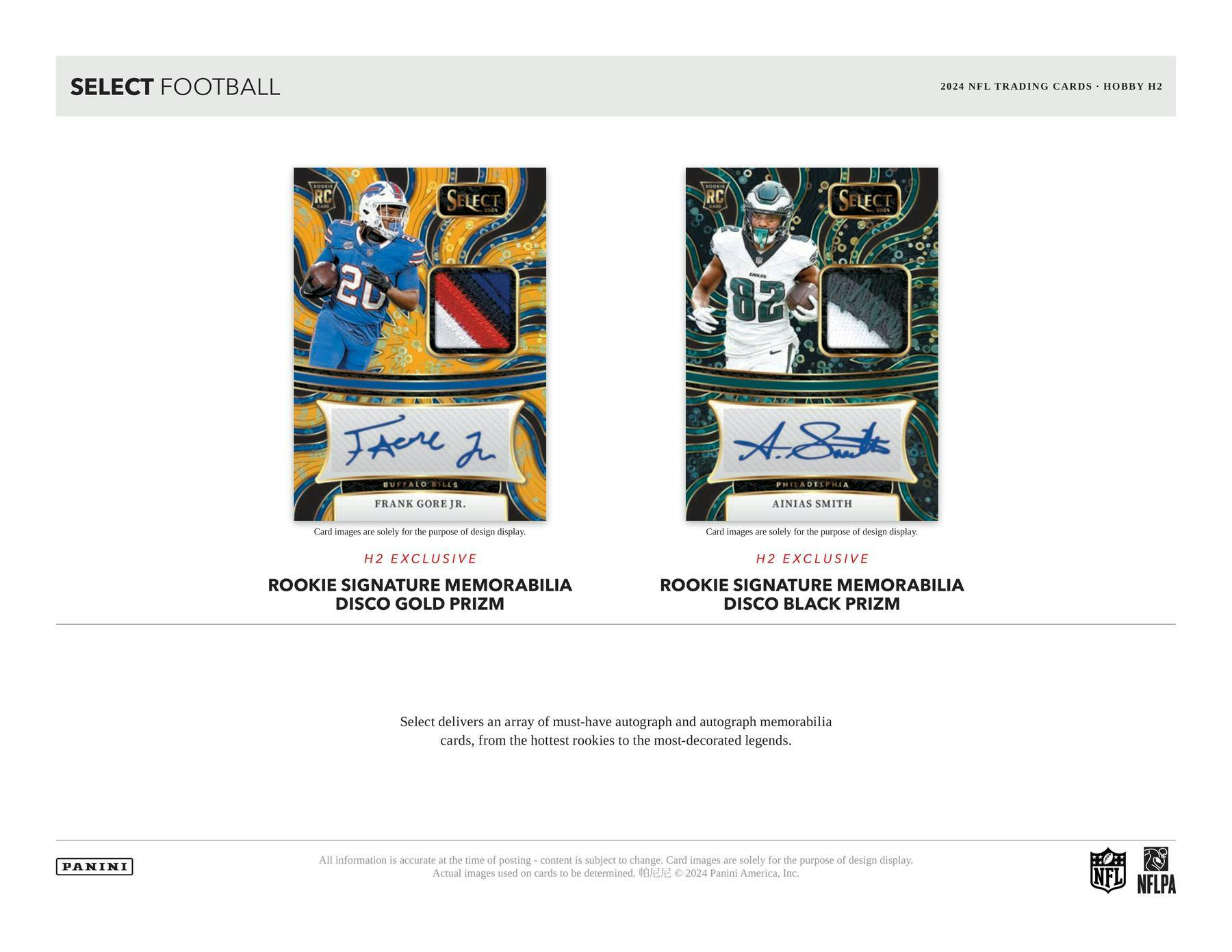 2024 Panini Select Football H2 Box (6/6)