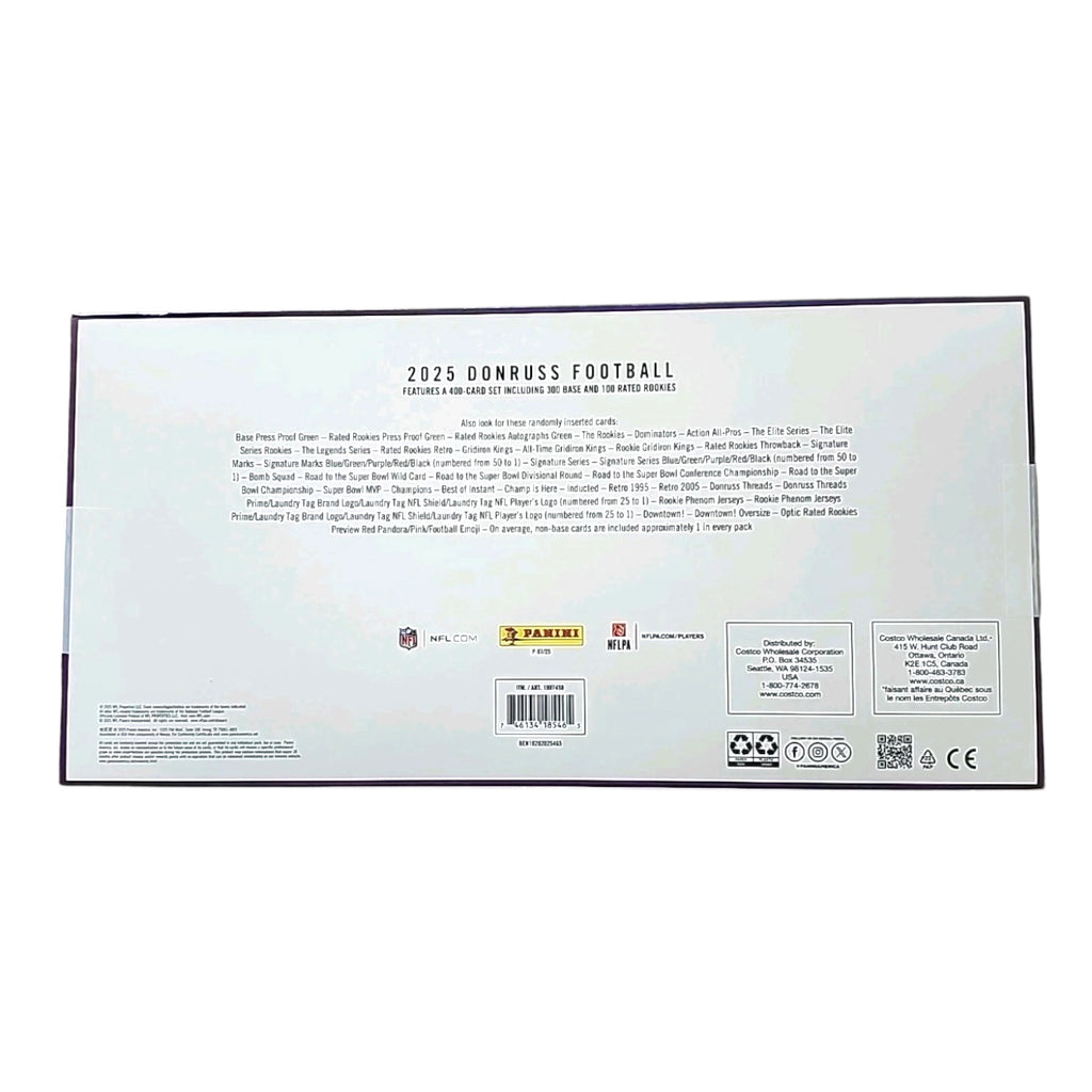 2025 Panini Donruss Football Bundle Box (Downtown Oversized Pack)