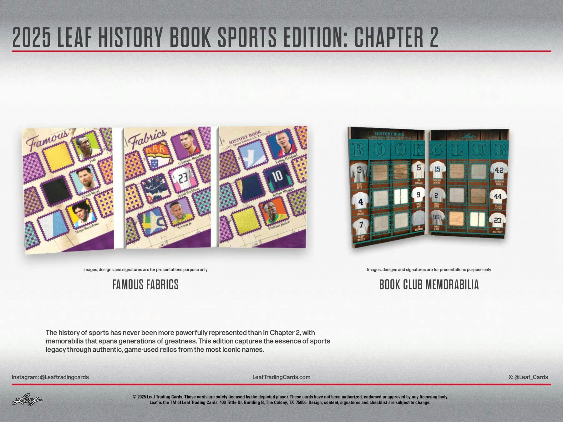 2025 Leaf History Book Sports Edition: Chapter 2 Hobby Box