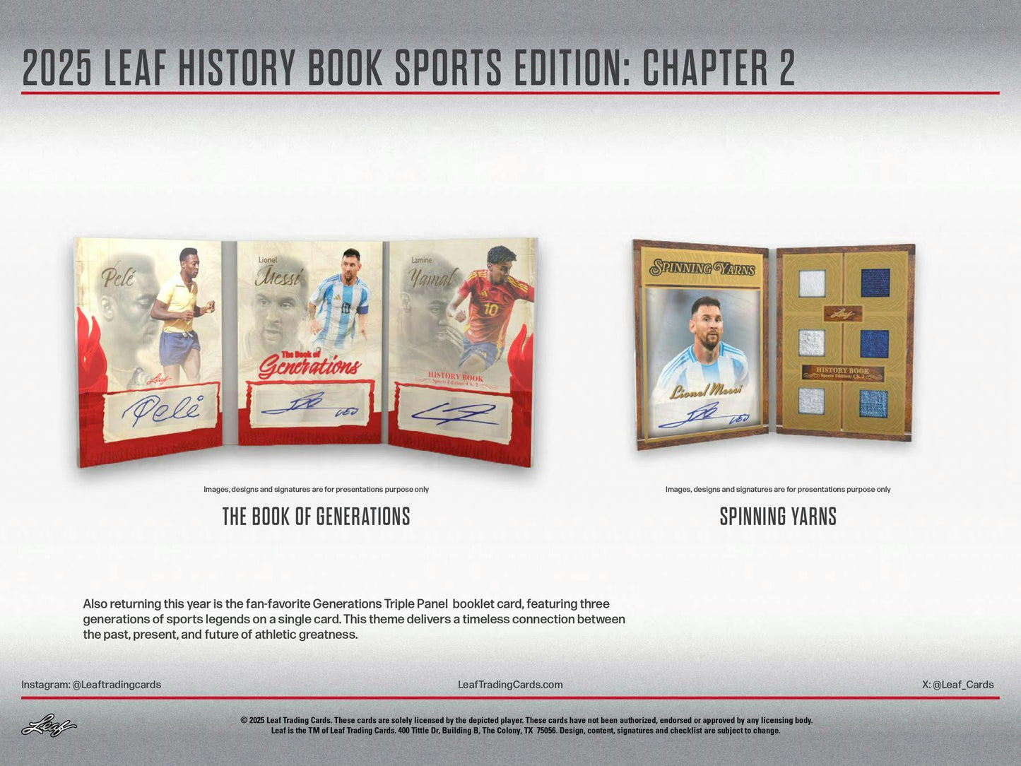 2025 Leaf History Book Sports Edition: Chapter 2 Hobby Box